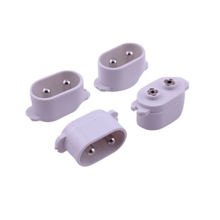 8-Shaped Ac Shaver Socket, Tail Power Socket, Oval Two-Core Socket, Ac Power Socket, White Socket