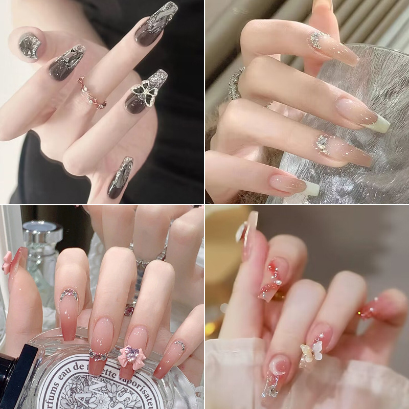 Nail Stickers, Fake Nails, New Style Whitening Nail Pieces, Internet Celebrity Wearable Nail Pieces, Wearable Removable Nail Pieces Nail Stickers, Fake Nails, New Style Whitening Nail Pieces, Internet Celebrity Wearable Nail Pieces, Wearable Removable Nail Pieces