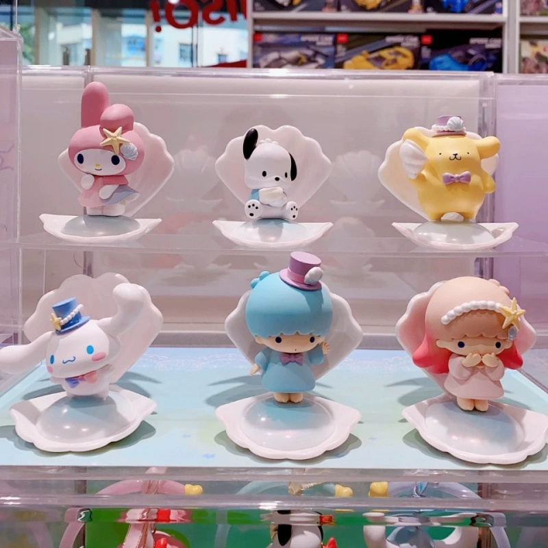 Sanrio Bihai Holiday Culomi Blind Box: Циннамон Дог, Мелоди, Пача — модная фигурка-игрушка, подарок на день рождения