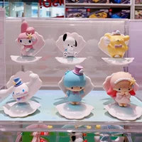 Sanrio Bihai Holiday Culomi Blind Box: Циннамон Дог, Мелоди, Пача — модная фигурка-игрушка, подарок на день рождения