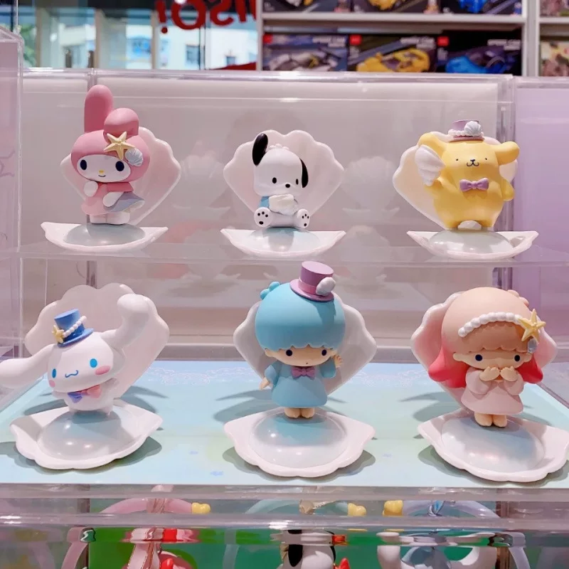 Sanrio Bihai Holiday Culomi Blind Box: Циннамон Дог, Мелоди, Пача — модная фигурка-игрушка, подарок на день рождения