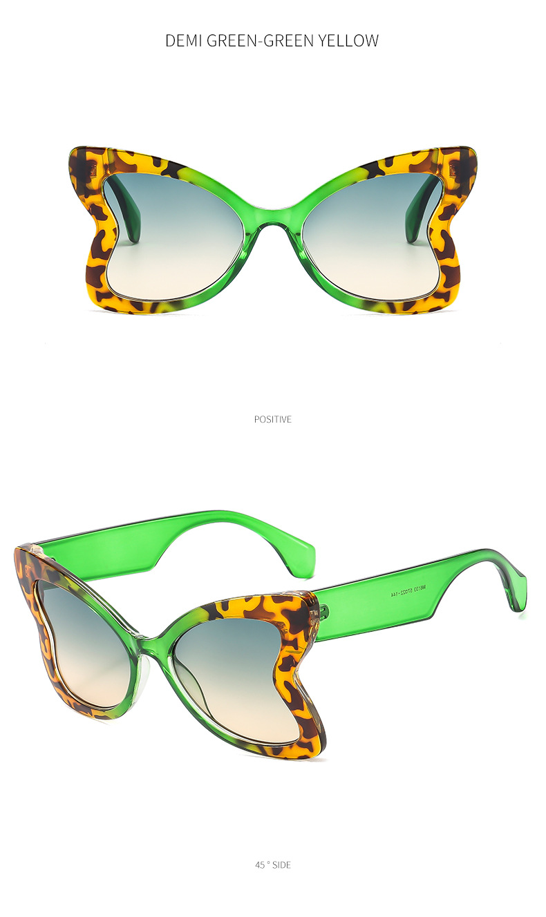 Vlinder zonnebril dames trendy mode street style zonnebril_voghion.com
