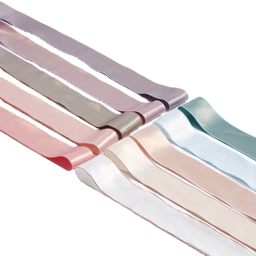 Japanese and Korean soft bronzing single-sided snow textile belt diy bow hairpin hair accessories hat straw hat gift box shoelaces