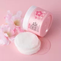 Тонизирующие ватные диски LAIKOU Sakura Day and Night, 100 мл/40 шт., для снятия макияжа, очищения и увлажнения кожи
