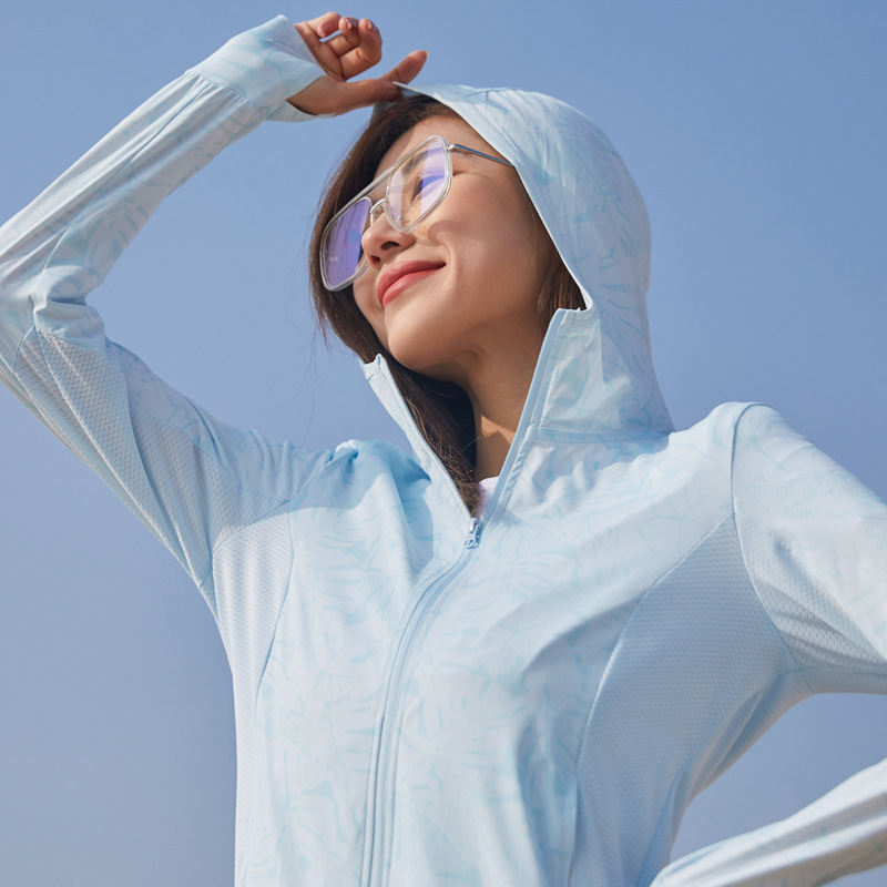 UPF50 여름 얇은 빠른 건조 통기성 남성과 여성의 캐주얼 스포츠 야외 커플 아이스 실크 선 스크린 재킷