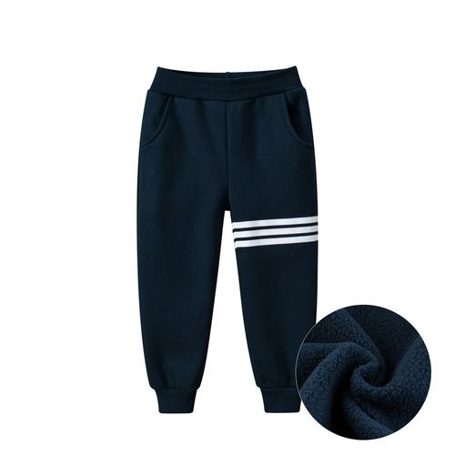 27kids brand children's clothing spring new children's pants small and medium-sized children's fleece sweatpants men's sweatpants one piece drop shipping
