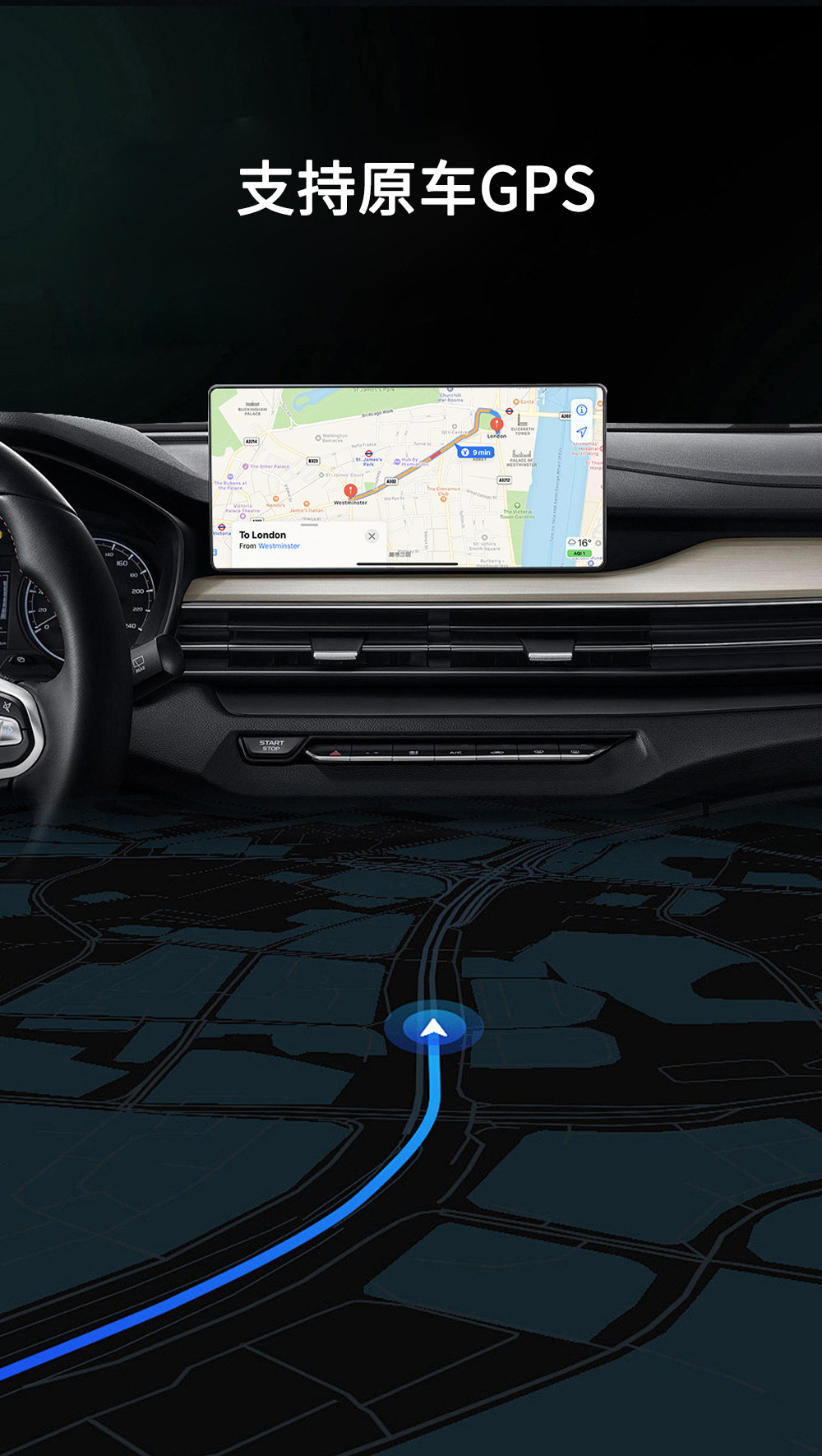 Wireless Carplay Portable Mobile Wired to Wireless Smart Car-Machine Interconnection Box Car Machine Projection Screen