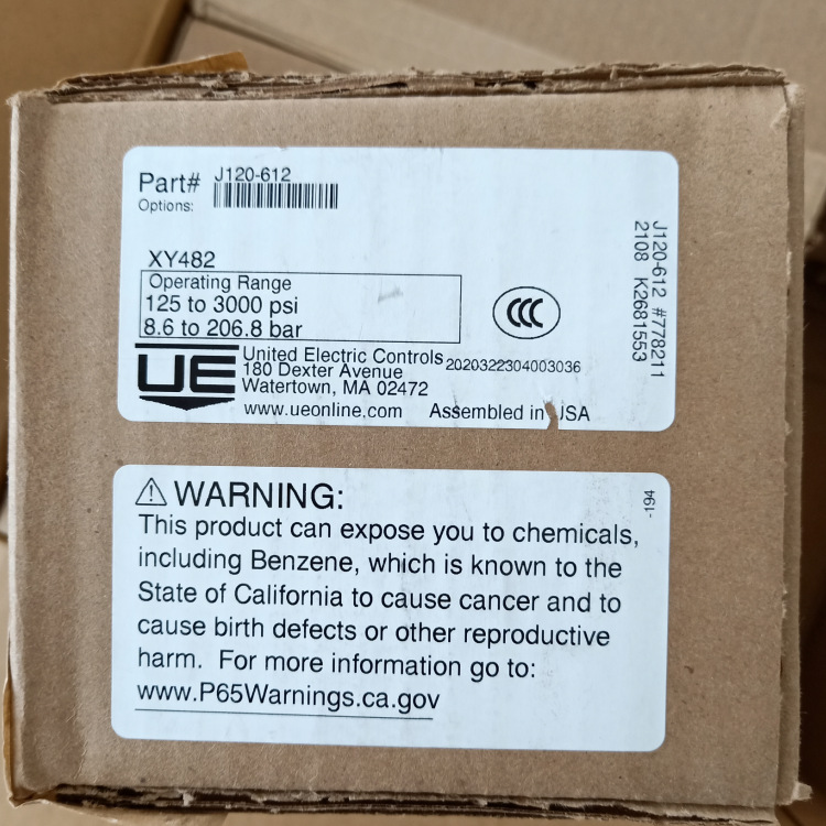 美国UE压力开关J400-553 J400-554 J400-555
