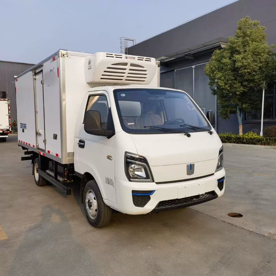 纯电动冷藏车纯电动保温车五十铃冷藏车出口新能源冷藏车