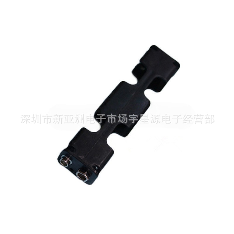 4节5号背叠长条形+9V扣电池盒 四位五号电池盒 AA9V扣