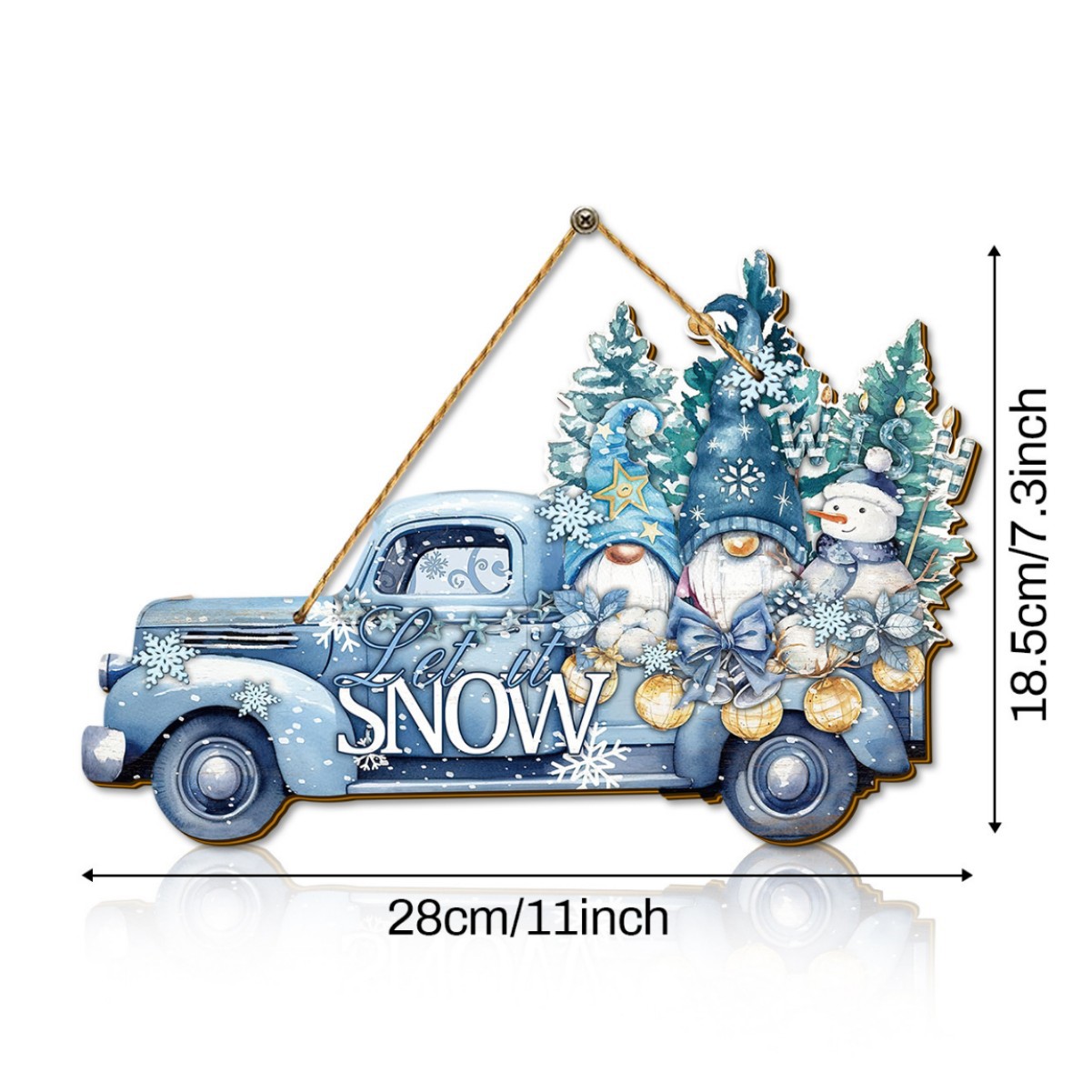 Transfronterizo temu explosión decoración del hogar invierno elementos de Navidad logotipo de madera de Navidad decoración creativa