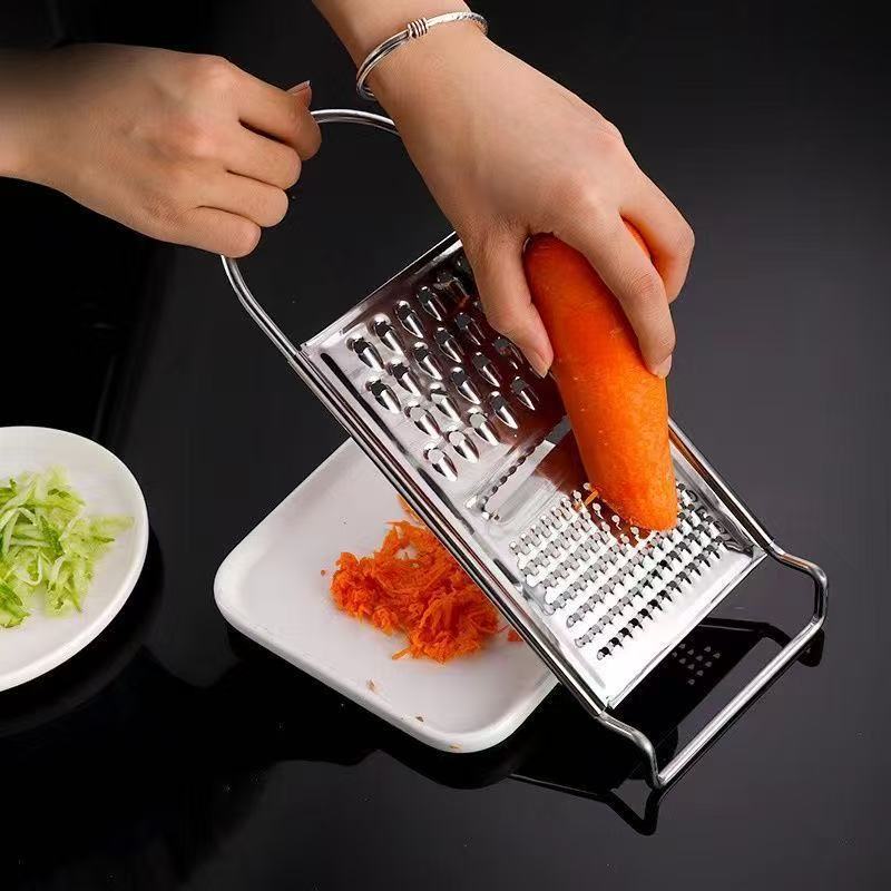 Cortador y Pelador de Verduras Multifuncional 3 en 1 de Acero Inoxidable, Multifuncional