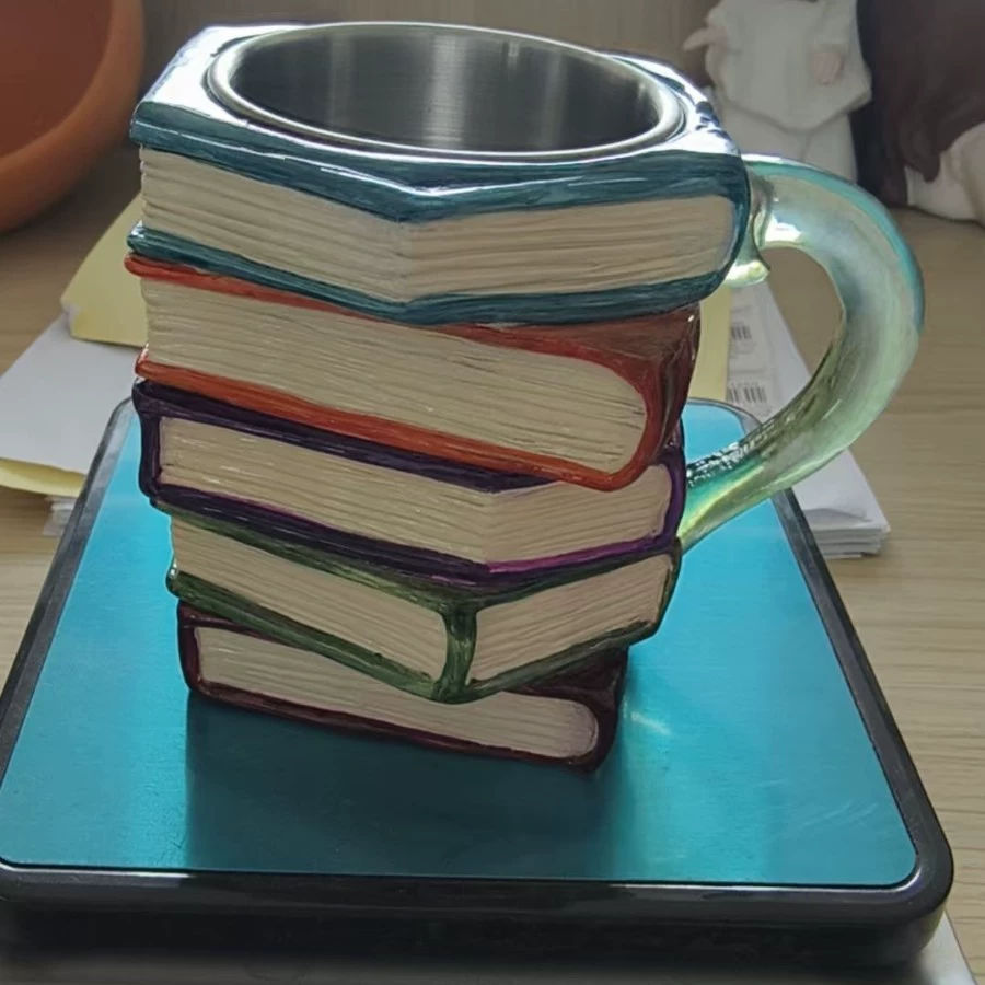Рас Painted Book кружка Painted Book чашка 3D Painted Book кофейная чашка уникальная книжная стопка стеклянная кофейная чашка