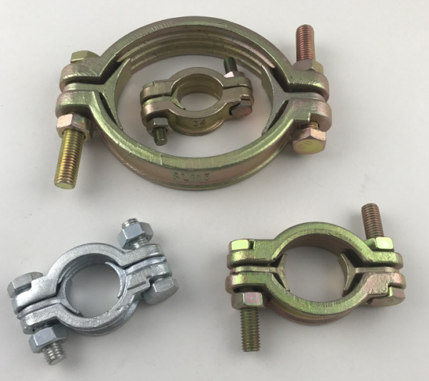 供应双螺杆管夹 碳钢镀锌 管束