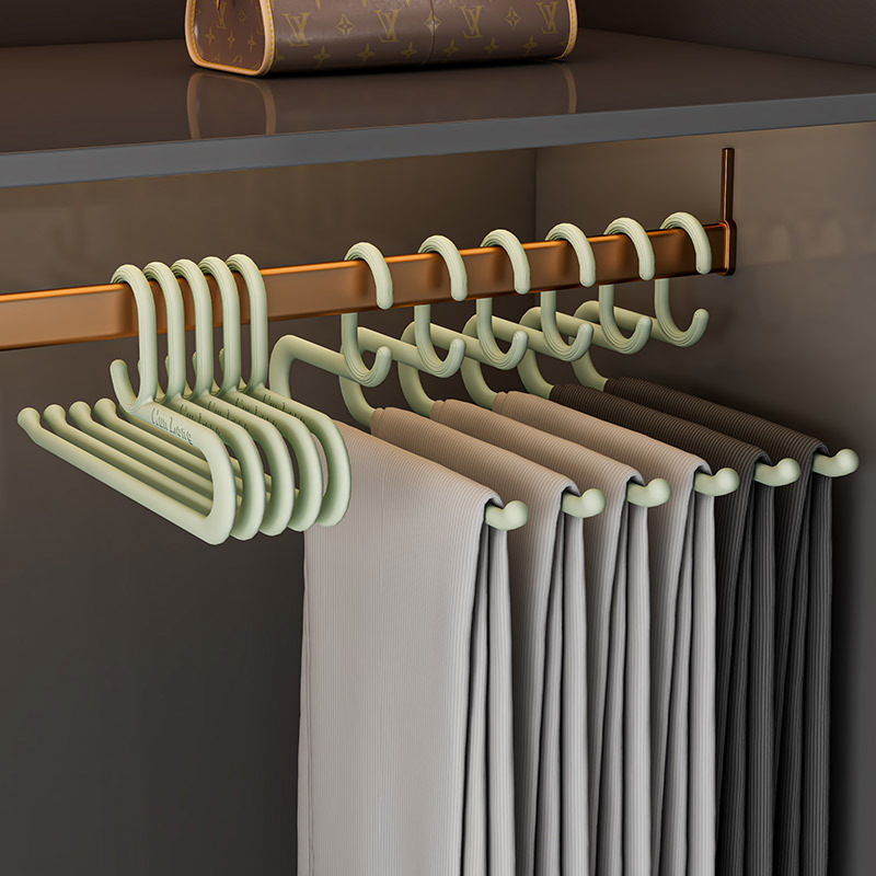 Trousers for home use, drying rack, hanger, storage system