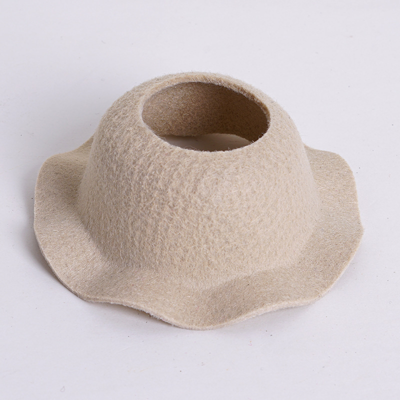 Labu nuevo sombrero de feltero abierto sombrero de cúpula sombrero accesorios de moda sombrero mini sombrero muñeca