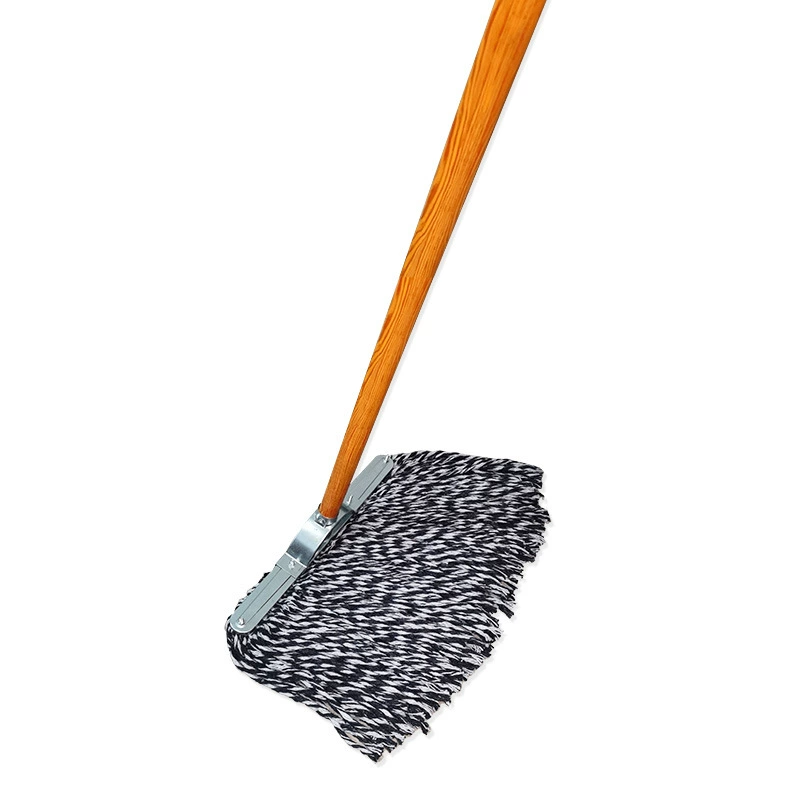 Заводская продажа хлопчатобумажной марли mop деревянная ручка обычная старомодная швапа mopcup пылевая щетка свойство хлопковая линия mop оптом