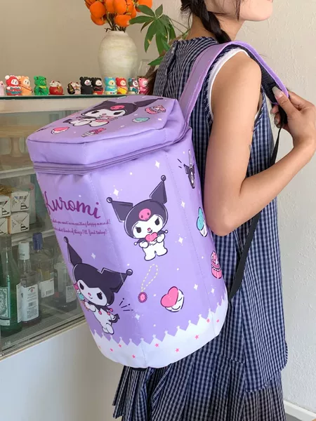 Large-Capacity Backpack, Zipper Bag, School Bag, Everything Can Be Cute, Small School Bag, Small Crocodile Biscuit Box, Cute Children's Bag