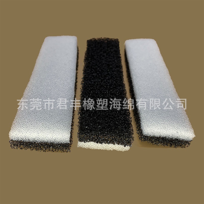 猫狗黑色粗孔过滤海绵滤芯 宠物喷泉饮水机三层活性炭过滤棉片