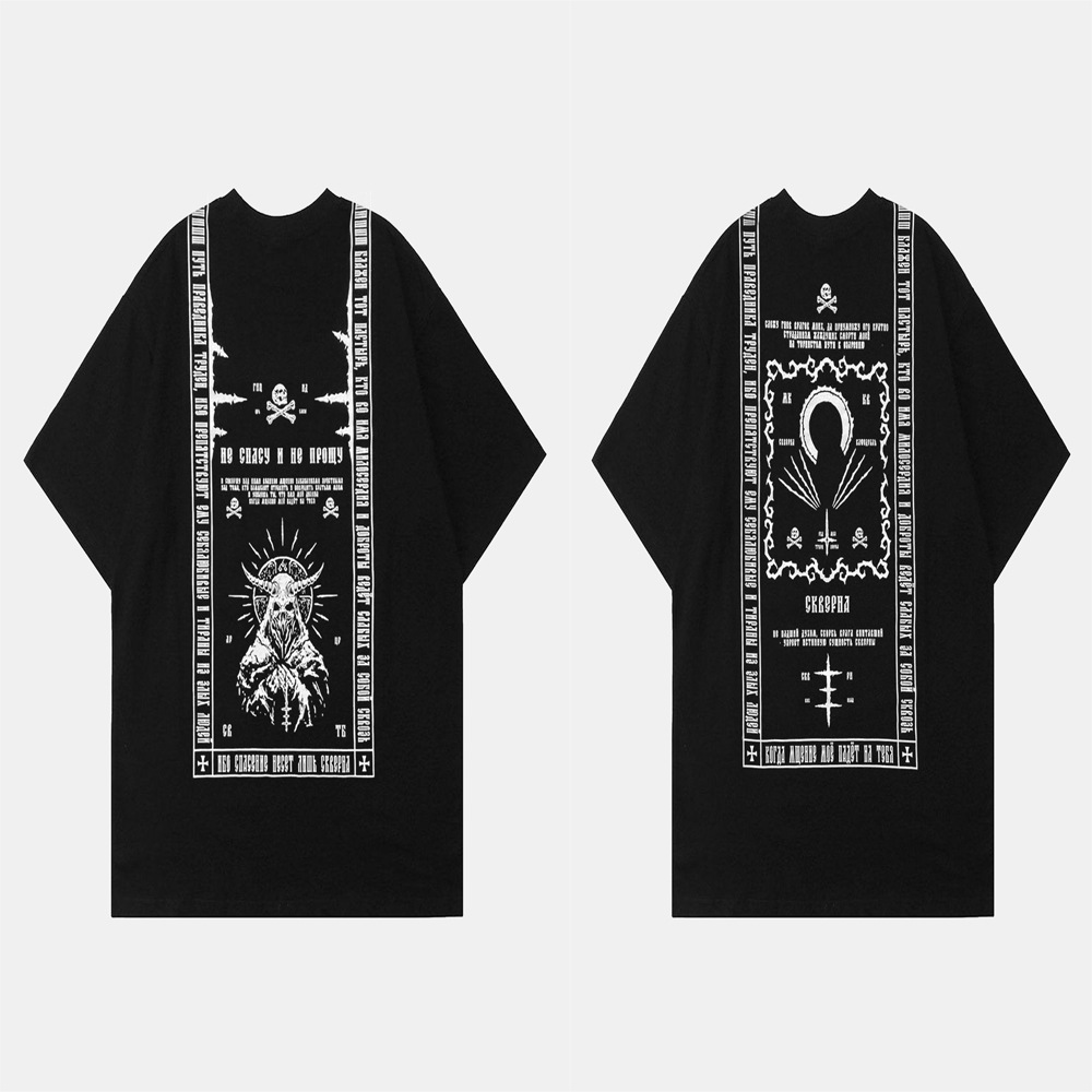 EBay impresión digital hombres y mujeres unisex pareja Halloween impresión digital casual cuello redondo jersey verano manga corta