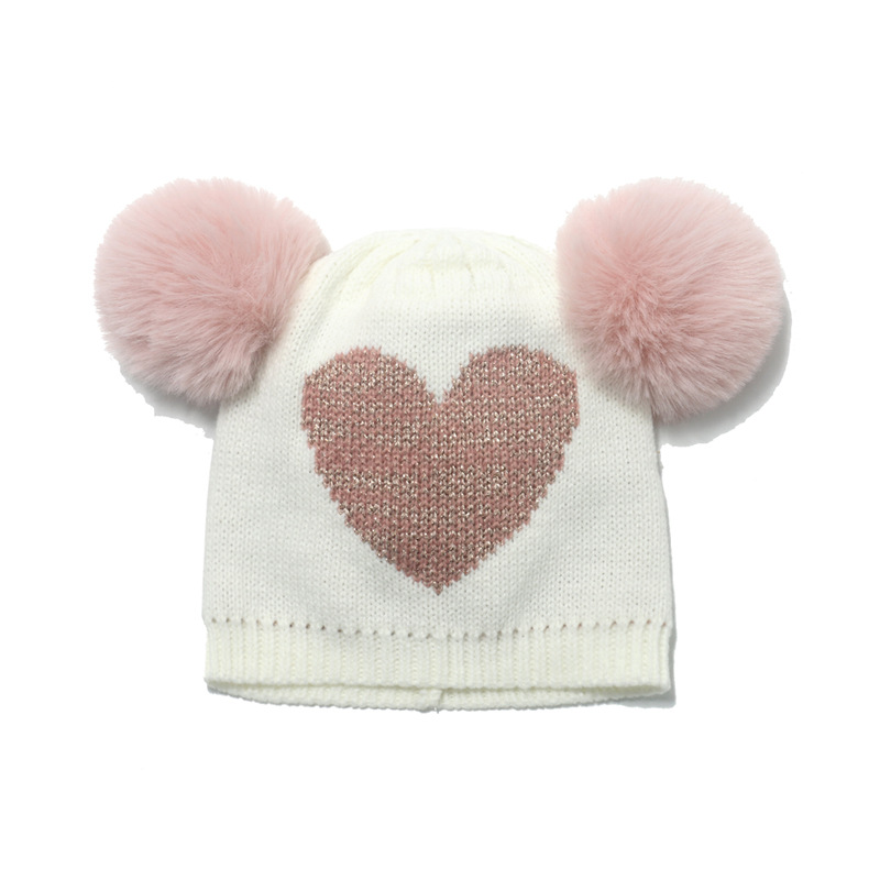 Warm Knitted Wool Hat For Women And Girls Simple Solid Colour_voghion.com