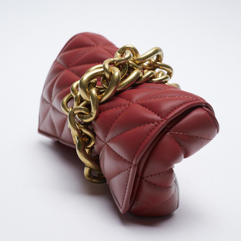 2023 neue All-Match-Tasche mit dicker Kette, gesteppte One-Shoulder-Reiswort-gestickte kleine quadratische Tasche_voghion.com