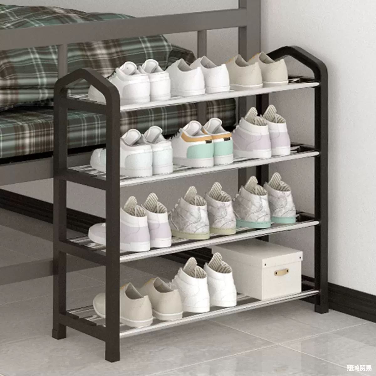 Легкая стойка для обуви для домашнего использования