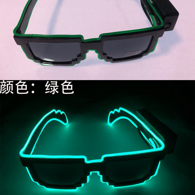 Gafas de sol marco negro verde