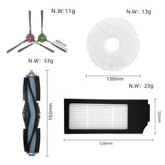 Suitable for Ecovacs sweeping robot accessories X1 OMNI/T10 rag edge brush filter dust bag cover