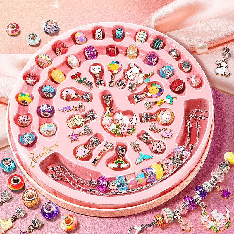 子供のビーズdiy手作りのネックレスのブレスレットのアクセサリー|undefined