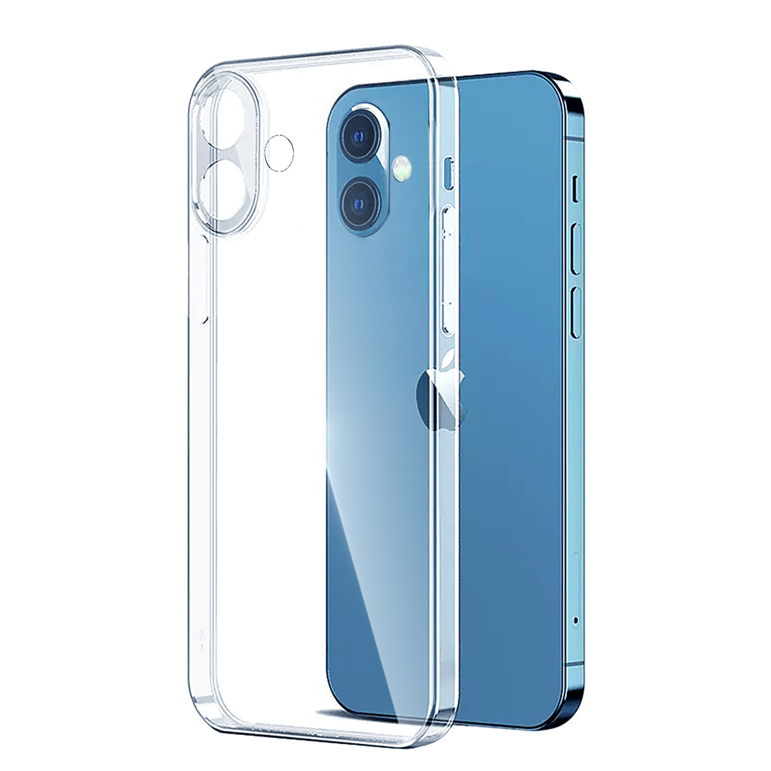 LIMERCA [İnce Delikli] Apple 16 iPhone 15 Pro Max İçin Uygun Şeffaf Telefon Kılıfı TPU - 5