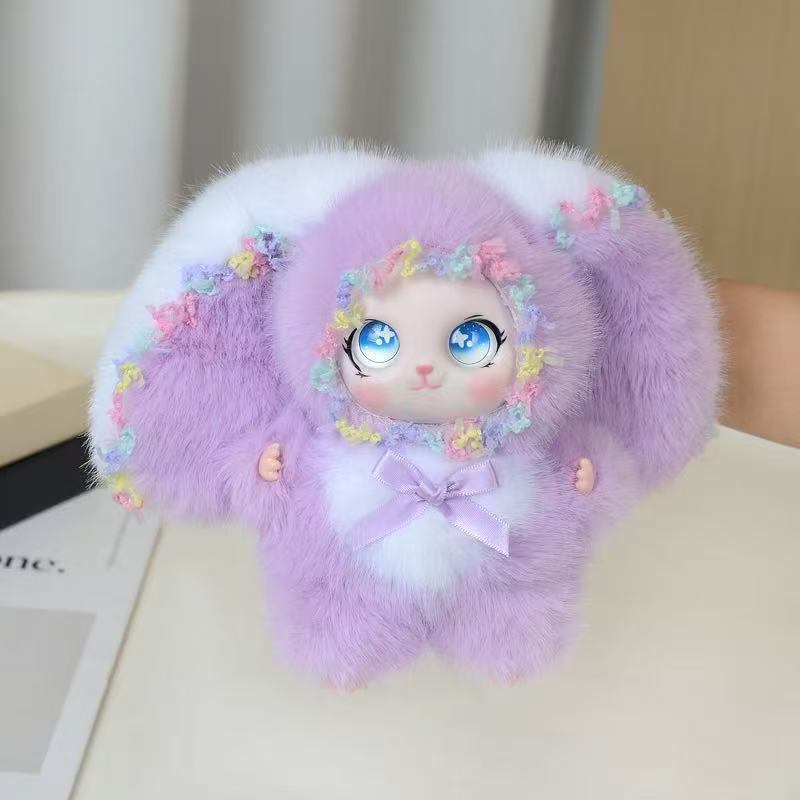 Cute Plush Rabbit Keychain Cartoon Doll Pendant Girl Gift Internet Celebrity Style Rabbit Ears Figurine Ornament Cute Plush Rabbit Keychain Cartoon Doll Pendant Girl Gift Internet Celebrity Style Rabbit Ears Figurine Ornament