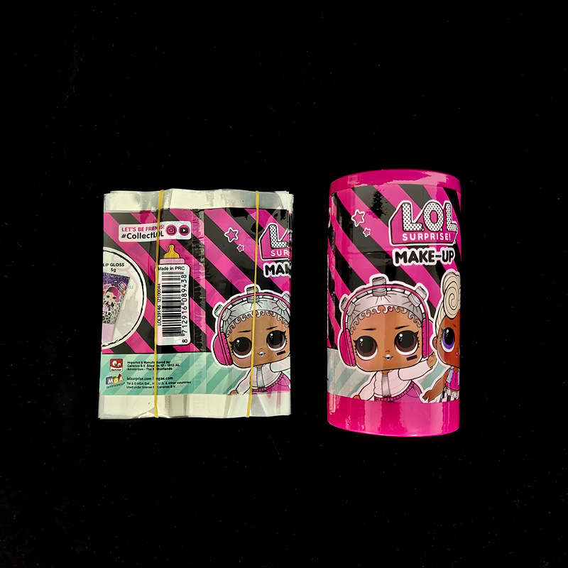 玩具彩印收缩包装膜化妆品盒热收缩膜PVC彩印收缩膜带撕裂线