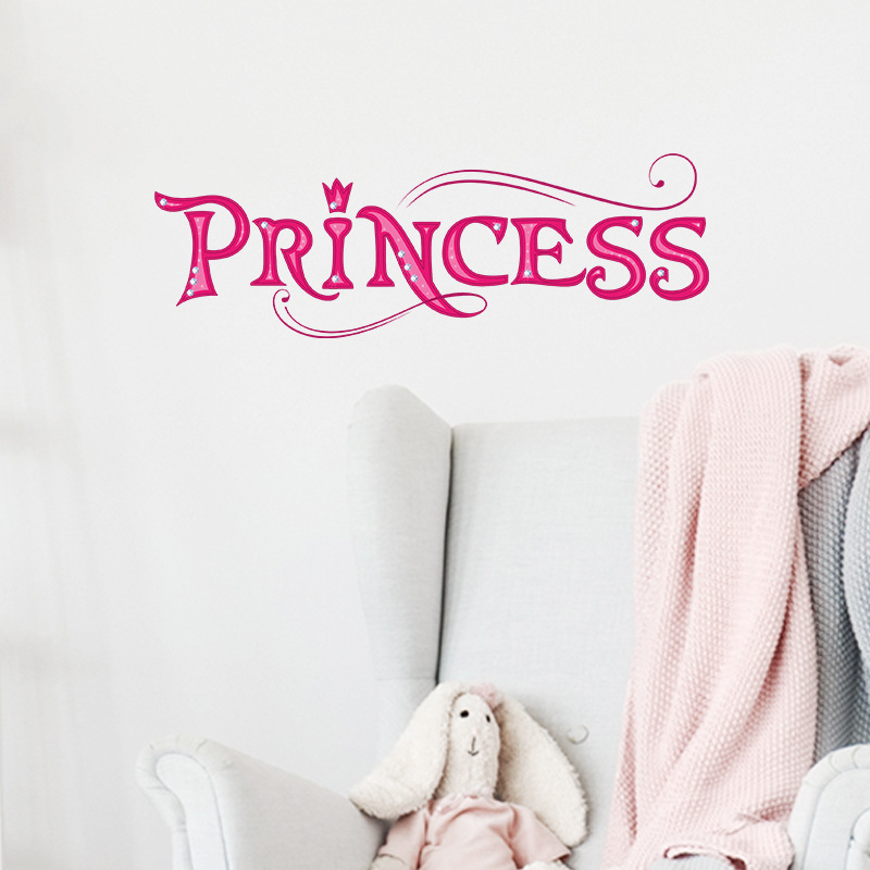 New Fashion Letter Princess Wall Stickers display picture 6