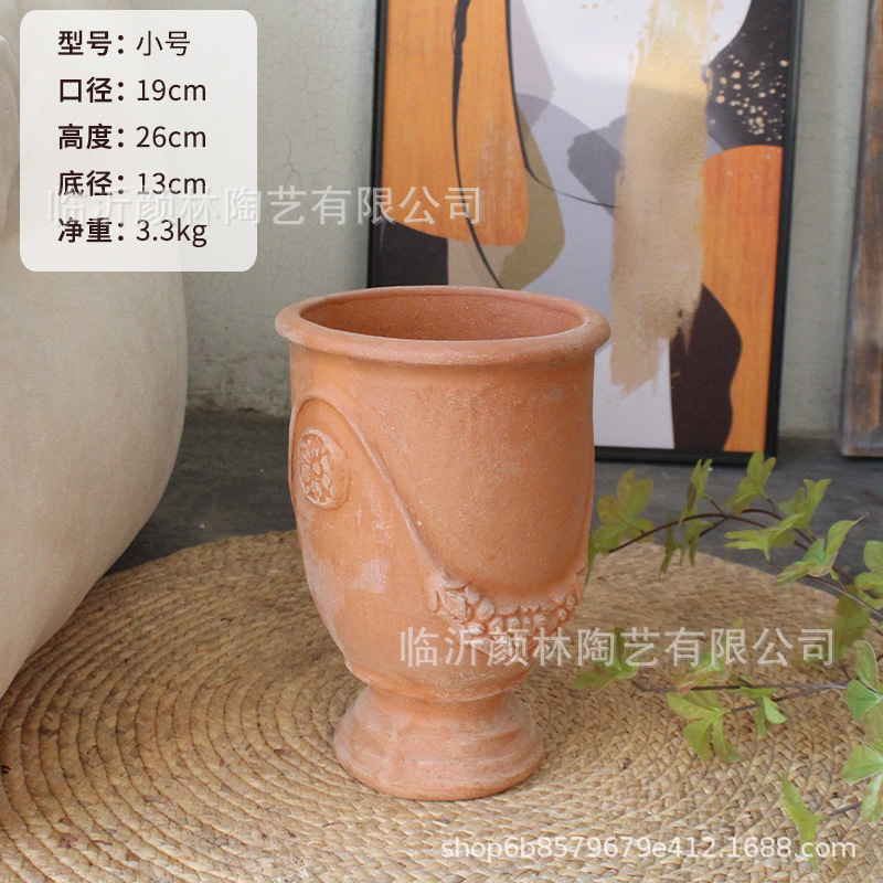 vasijas de cerámica americana vasijas de vino rurales vasijas de flores de estilo romano vasijas de exportación vasijas de cerámica gruesa de tierra vasijas de cerámica roja vasijas de pies altos