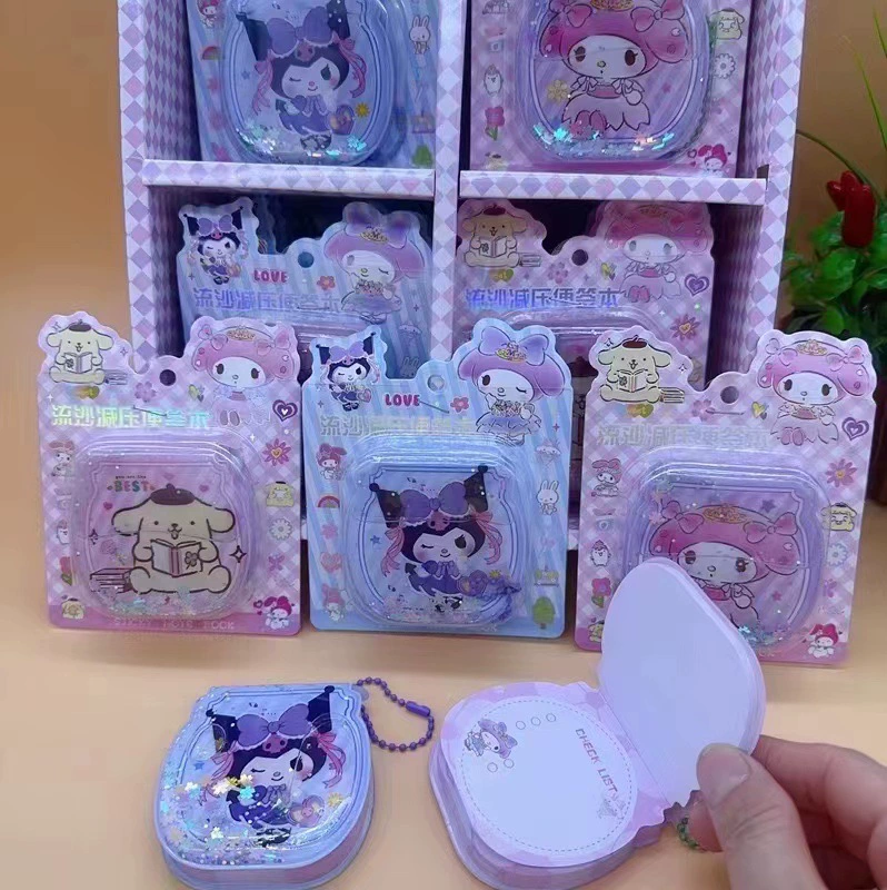 Mini sharing pocket notebook (Sanolou) — portable cartoon covers, assorted themed designs
