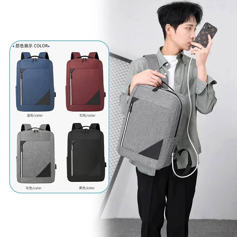Laptop, men's capacious backpack, bag for traveling, high-quality style, business version