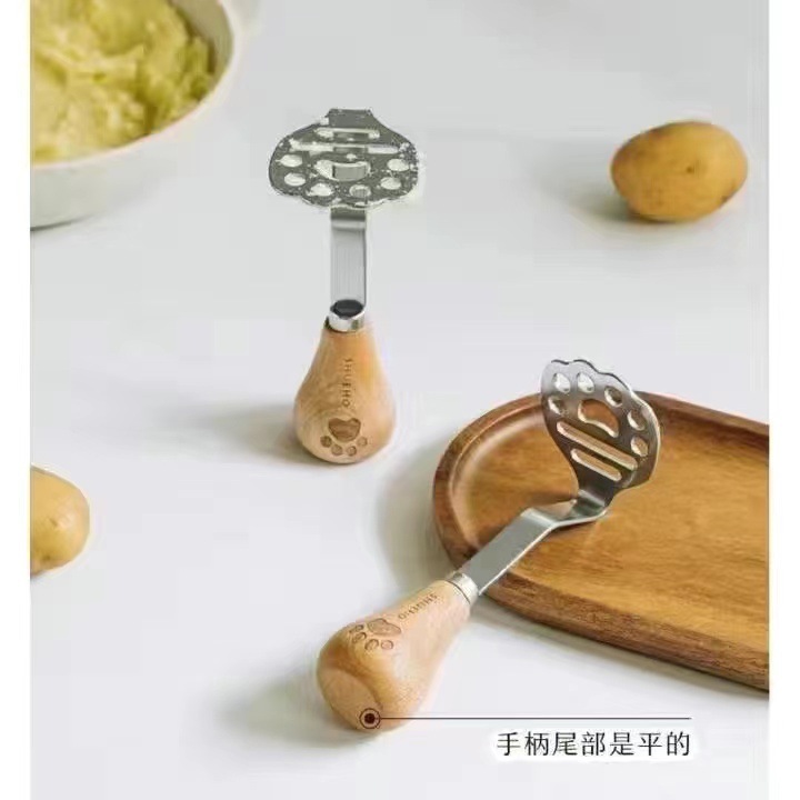 熊圧泥神器ins430ステンレス圧泥器マッシュポテト紫芋泥赤ちゃんサプリメント食品級|undefined