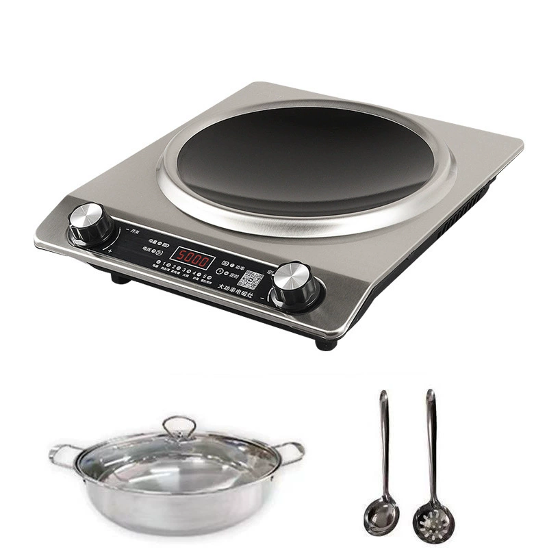 Concave induction cooker electric ceramic furnace household commercial fire high power multi-function fire one piece gift cross-border