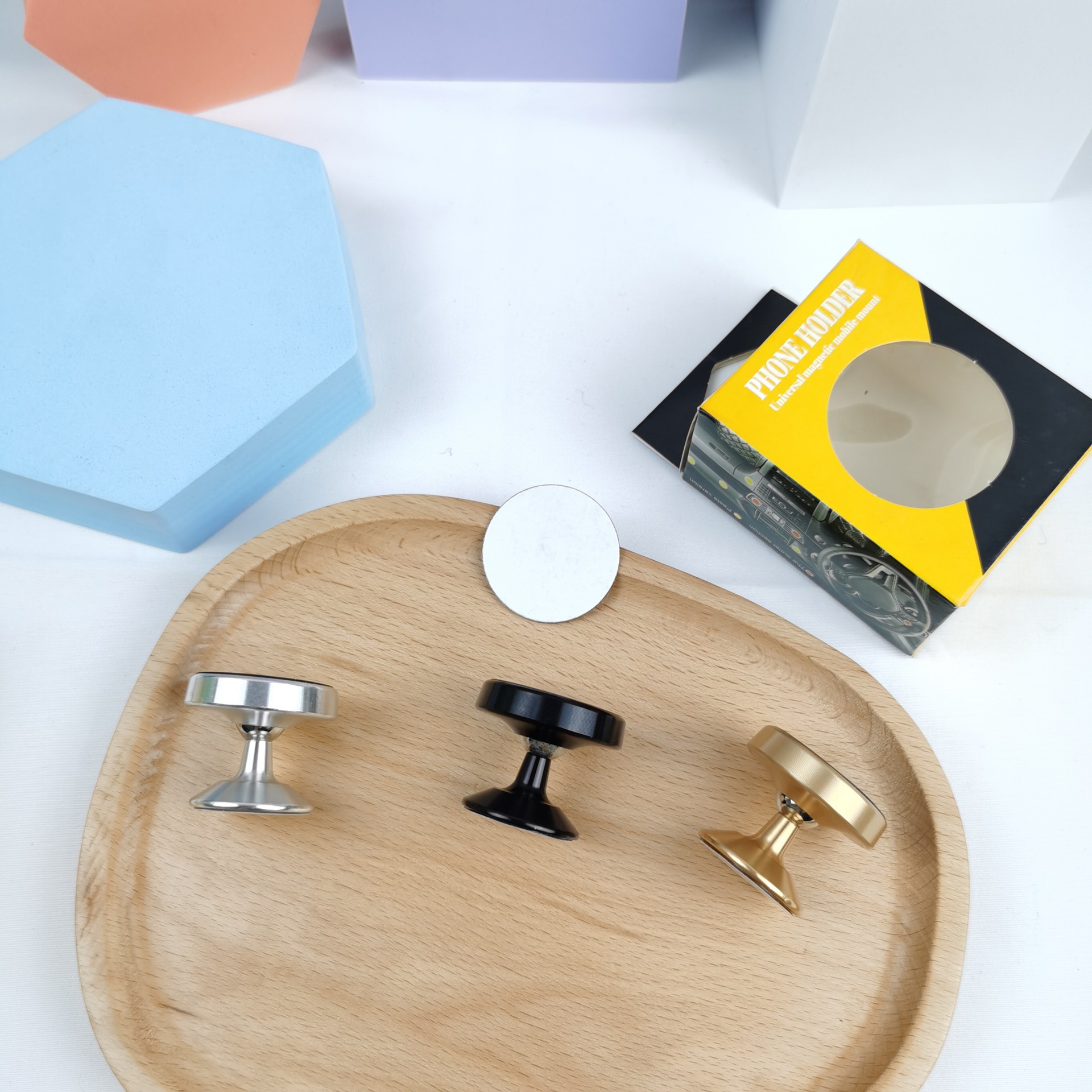 Soporte magnético del teléfono móvil coche adecuado para la navegación 360 grados todo metal ventosa imán adhesivo soporte