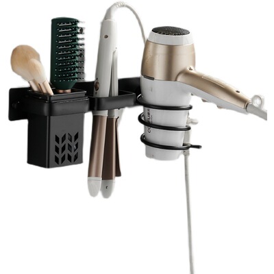 Huaman hair drier Bracket Wall hanging Shower Room Hair stick Hair straightener Storage racks hotel hair drier Fixation