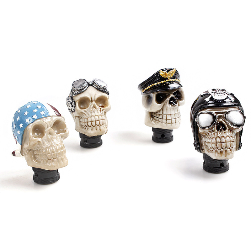 Car modified skull car gear head modified gear lever wave stick head creative personality gear head