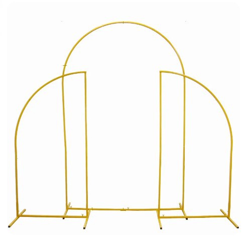 Arco de metal de fondo de soporte de arco de boda de soporte de arco de puerta de boda cuadrada para aniversario de boda fiesta de cumpleaños