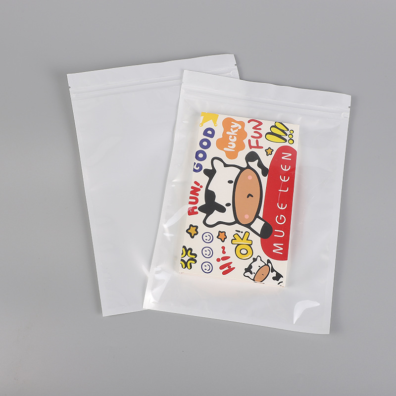 珠光膜阴阳骨袋手机壳配件袋塑料服饰包装袋半透明自封袋自封口