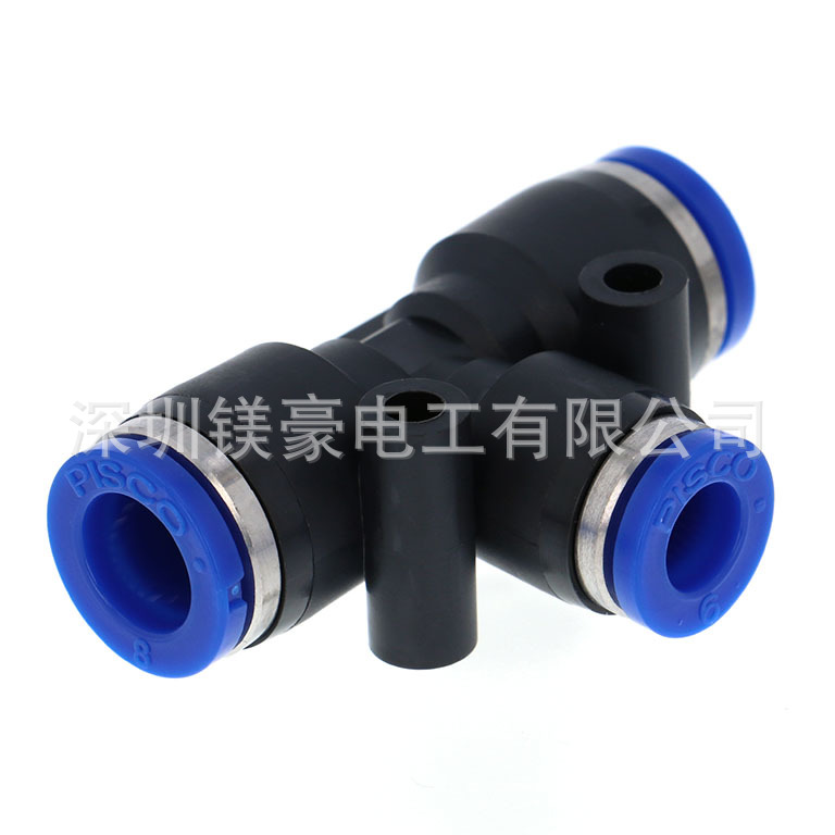 日本原装PISCO碧士克/异径三通耐腐蚀不锈钢接头SPEG系列/SPEG6-4