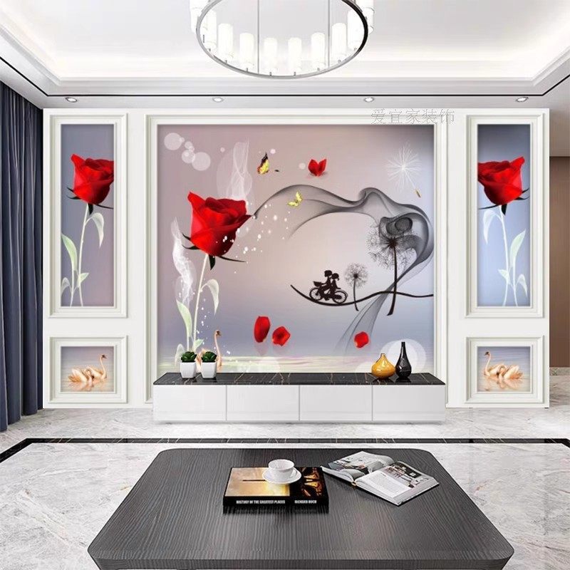 Tv Background Wall 2024 New Style Wallpaper, Elegant and High-End Wall Covering, Living Room Three-Dimensional Decoration, Simple Modern Mural Tv Background Wall 2024 New Style Wallpaper, Elegant and High-End Wall Covering, Living Room Three-Dimensional Decoration, Simple Modern Mural