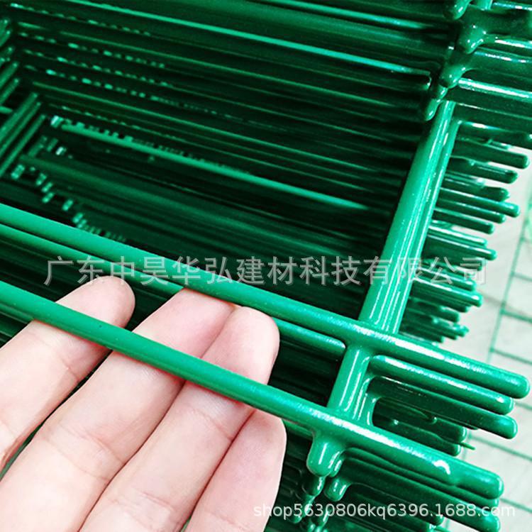 养殖双边丝护栏 公路隔离围栏网 果园圈地围墙折弯防护栏网