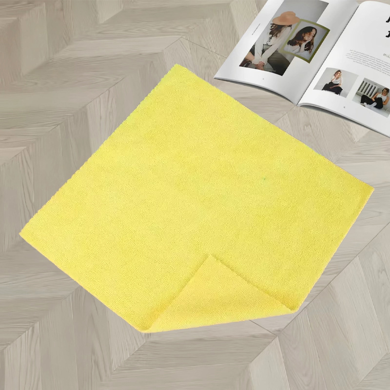 absorción de agua microfibra toalla de limpieza de automóviles borde de corte caliente toalla de lavado de automóviles gruesa pequeña toalla cuadrada de pelo alto y bajo toallas de limpieza de belleza image 14