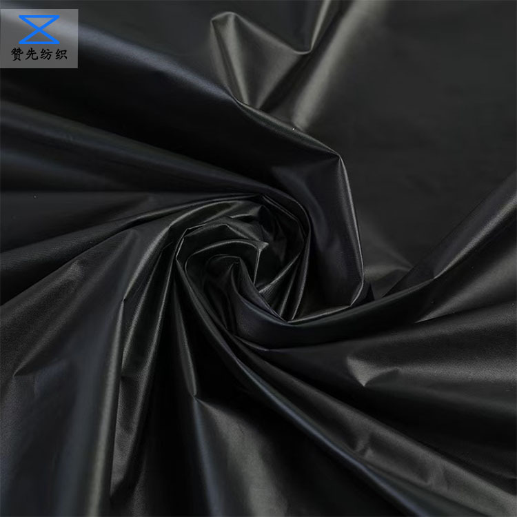 400T en stock mate niza tejido 380T forro de nylon ligero delgado forro de chaqueta algodón ropa impermeable