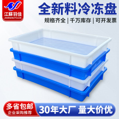 Yujia 厚みのあるプラスチック冷凍トレイ白氷トレイ長方形シーフードトレイ氷冷庫キッチン食品保存白いポット